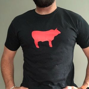 BRAND NEW Nu Amsterdam Bull Screen printed Tee